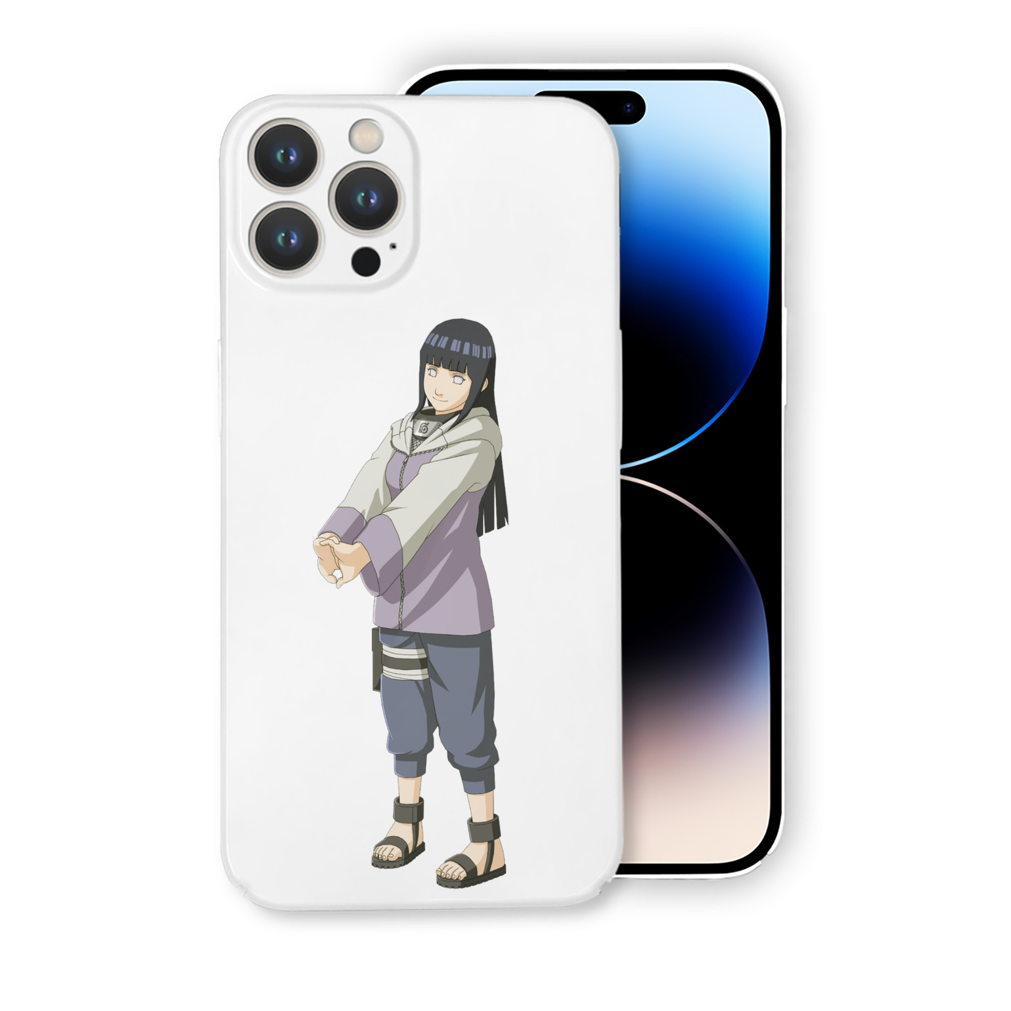 （画像用） NARUTO -ナルト- 日向ヒナタ Hyūga Hinata 【iPhone 14シリーズ対応】ハードケース